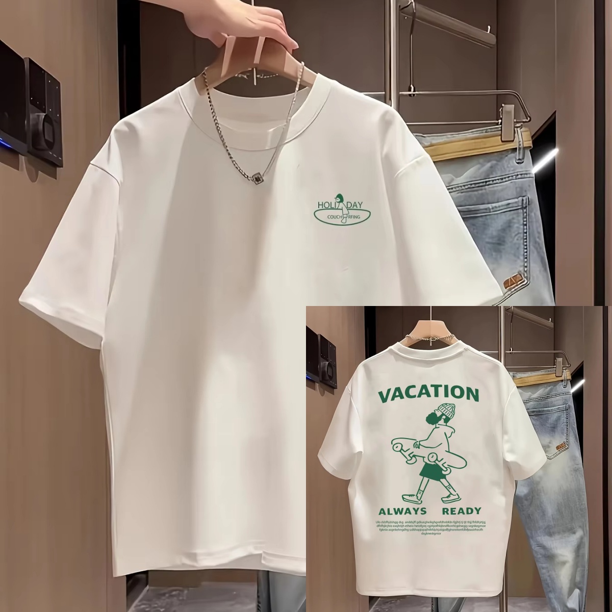 Streetwear Brand Slogans - เสื้อยืดพิมพ์ลายกราฟิกสีขาวพร้อมสโลแกน สไตล์ลำลอง แบรนด์สตรีทแฟชั่น สำหรับผู้ชายและผู้หญิง เสื้อยืดผ้าฝ้าย ใส่ได้ทุกวันในฤดูร้อน