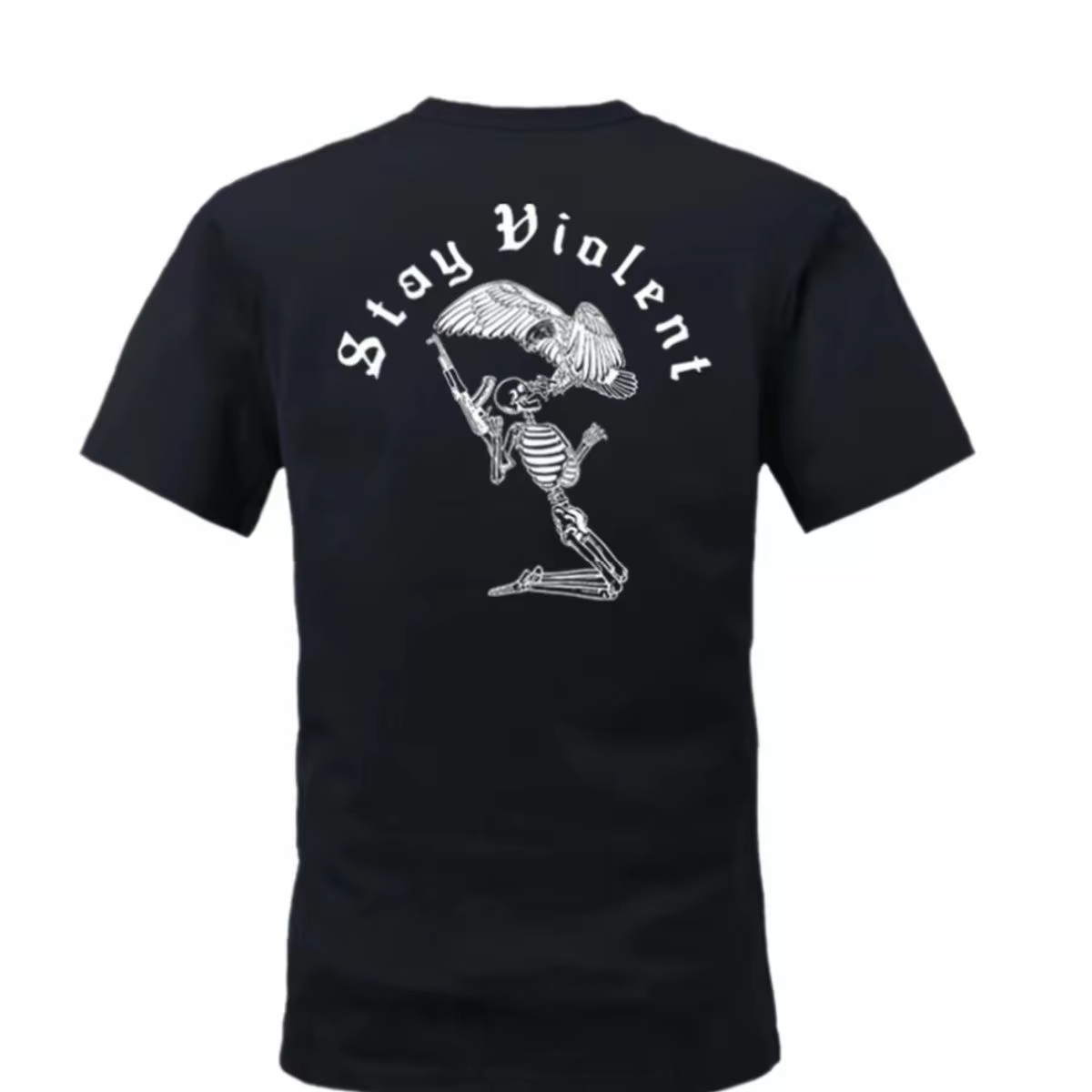 Streetwear Brand Slogans - เสื้อยืดลายกราฟิก Skeleton&Eagle Tactical Slogan แบรนด์เสื้อผ้าแนวสตรีทสำหรับทหารผ่านศึกปี 2026