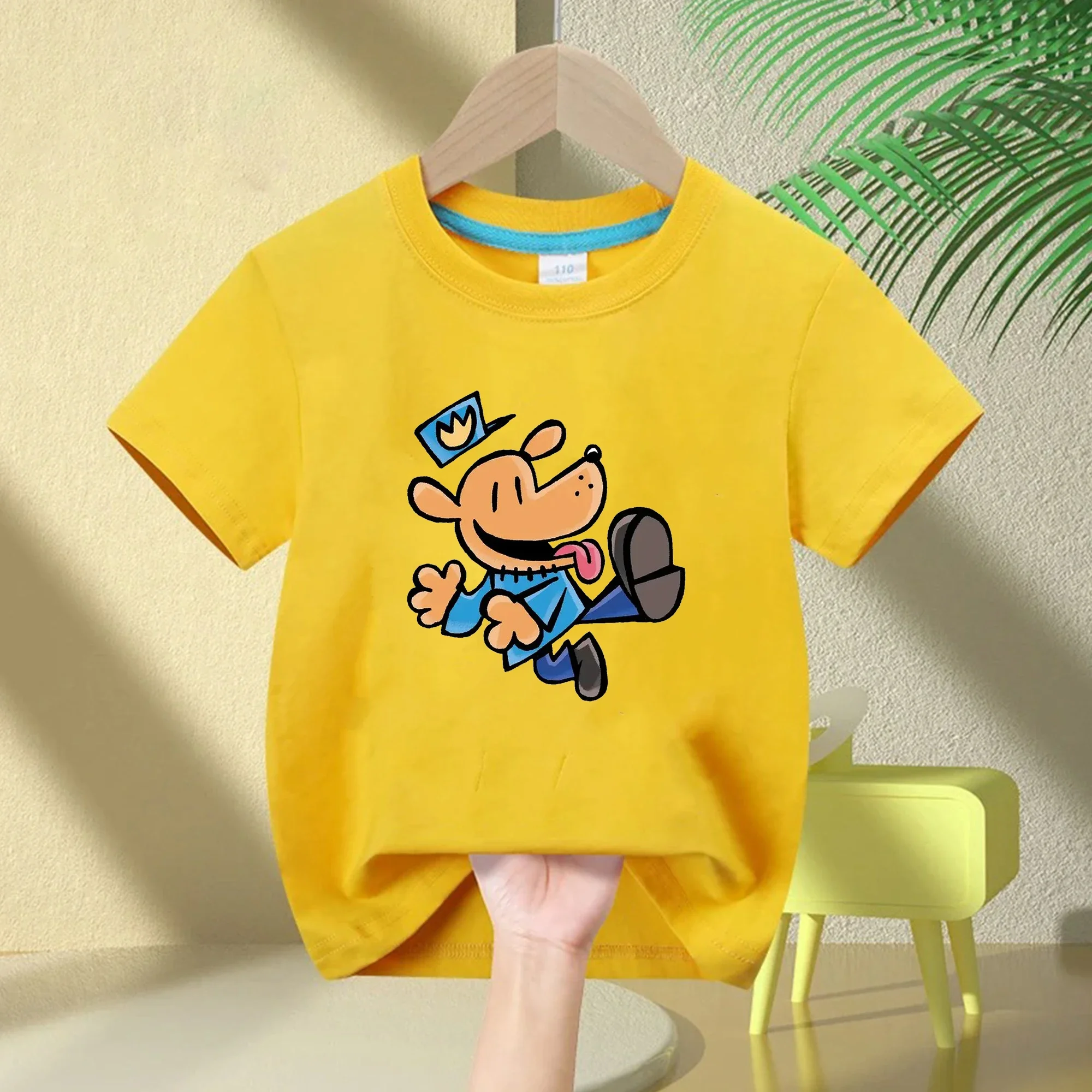 Streetwear Brand With K - เสื้อยืดเด็กผู้ชายลายการ์ตูนน่ารัก แบรนด์ใหม่ ผ้าฝ้าย ลายพิมพ์ตัวการ์ตูนสุดคาวาอี้ เสื้อยืดแขนสั้นลำลองสำหรับเด็กผู้ชาย รุ่น