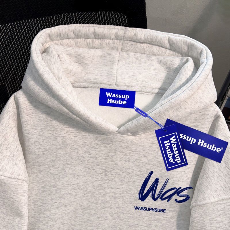 Streetwear Brand Popular - เสื้อฮู้ดตัวอักษรยอดนิยม เสื้อผ้าผู้ชาย สไตล์ไฮสตรีท แบรนด์ดัง ฤดูใบไม้ร่วง ฤดูหนาว