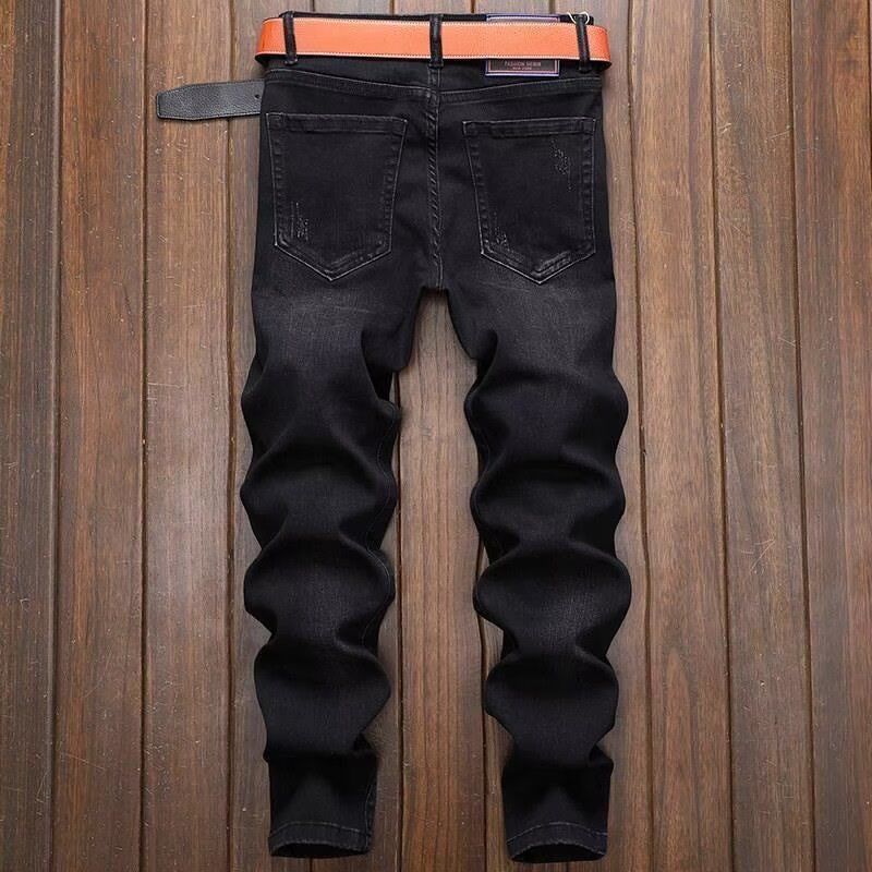 กางเกงยีนส์ขาดสไตล์สตรีทแฟชั่น - Streetwear Brand Designs บทวิจารณ์และราคา