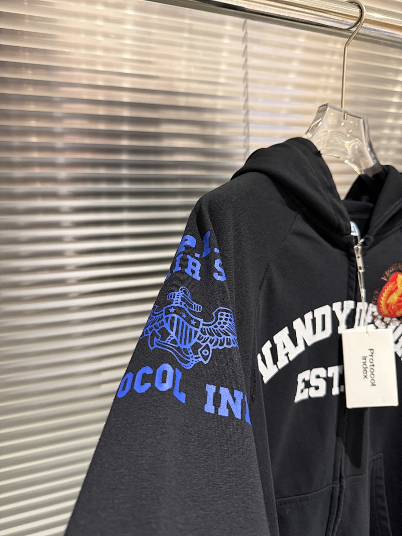เสื้อฮู้ดซิปแบรนด์แฟชั่น 25FW  - Streetwear Brand Slogans บทวิจารณ์และราคา