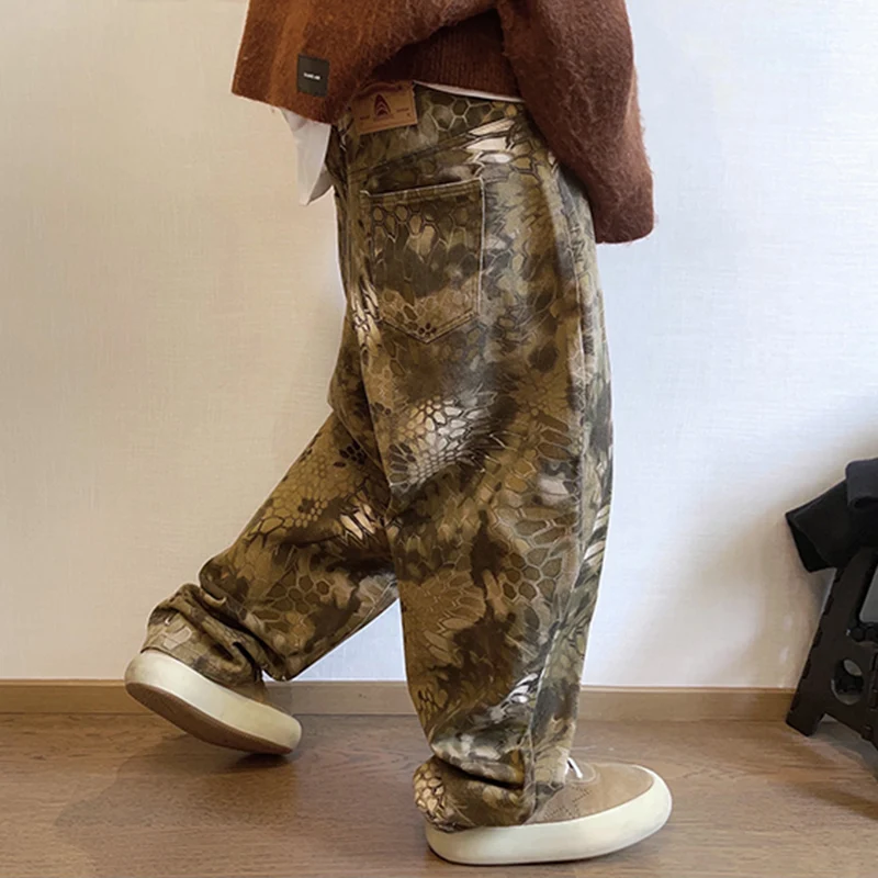 ใหม่ผู้ชาย Chic งูพิมพ์ Street - Streetwear Brand Popular บทวิจารณ์และราคา